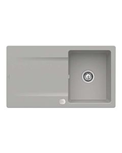 Villeroy und Boch Flush-mounted sink 33352FKD with drain fitting and eccentric actuation, Fossil