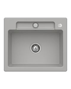 Villeroy und Boch Siluet évier 334602KD avec garniture de vidage et actionnement excentrique, Fossil