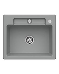 Villeroy und Boch Siluet Spüle 334602SL mit Ablaufgarnitur und Exzenterbetätigung, Stone