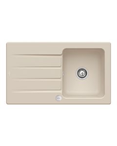 Villeroy und Boch Architectura Sink 335002AM with drain fitting and eccentric actuation, Almond