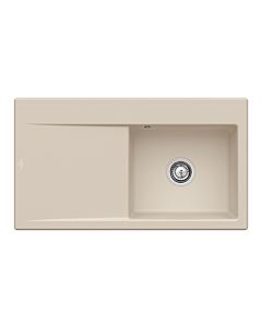 Villeroy und Boch Subway Évier Style 50 335100AM Spülbecken droit, 900 x 510 mm, amande CeramicPlus