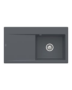 Villeroy und Boch Subway Style 50 built-in sink 335100i4 Spülbecken right, 900 x 510 mm, graphite CeramicPlus