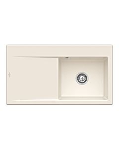 Villeroy und Boch Subway Style 50 built-in sink 335100KR Spülbecken right, 900 x 510 mm, crema CeramicPlus