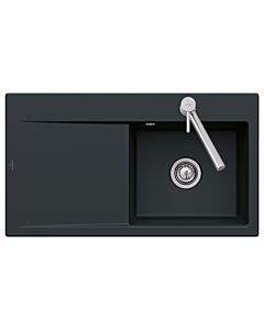 Villeroy und Boch Subway Style 50 built-in sink 335100S5 Spülbecken right, 900 x 510 mm, ebony