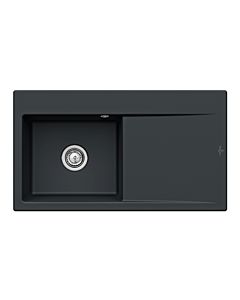 Villeroy und Boch Subway Style 50 Spüle 335200S5 Spülbecken links, 900 x 510 mm, ebony