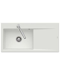Villeroy und Boch Subway Style 60 Spüle 336200SM Spülbecken links, 1000 x 510 mm, steam CeramicPlus