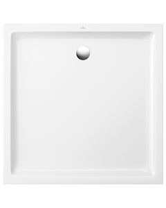 Villeroy & Boch O.Novo Plus Duschwanne 6210G501 100 x 100 x 6 cm, weiß mit Antirutsch