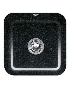 Villeroy und Boch Unterbauspüle 670302J0 mit Ablaufgarnitur, Exzenterbetätigung, Befestigungssatz, Chromit