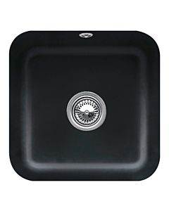 Villeroy und Boch évier sous plan 670302S5 avec garniture de vidage , actionnement excentrique, kit de fixation, ébène