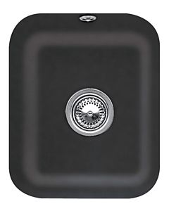 Villeroy und Boch évier sous plan 670402S5 avec garniture de vidage , actionnement excentrique, kit de fixation, ébène