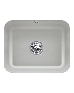 Villeroy und Boch undermount sink 670602KD with drain fitting, eccentric operation, fastening kit, Fossil