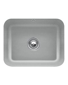 Villeroy und Boch Unterbauspüle 670601SL mit Ablaufgarnitur, Handbetätigung, Befestigungssatz, Stone