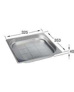 Villeroy und Boch 829905K1 2/3, stainless steel