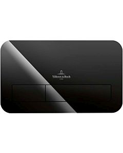 Villeroy & Boch ViConnect M200 922400RB Betätigungsplatte, glossy black, Sicherheitsglas