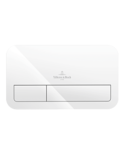 Villeroy & Boch ViConnect E200 92249068 Betätigungsplatte, weiß, aus Kunststoff