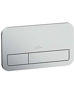 Villeroy & Boch ViConnect E200 92249069 Betätigungsplatte, chrom matt, aus Kunststoff