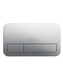 Villeroy & Boch ViConnect E200 92249069 Betätigungsplatte, chrom matt, aus Kunststoff