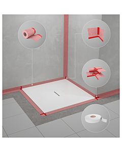 système d&#39;étanchéité Villeroy und Boch U94091100 pour tous les modèles de receveurs de douche, à installer