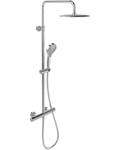 Villeroy und Boch Verve Showers Duschsystem TVS10900500076 Thermostat, mit Umsteller, 3-strahlig, Wandmontage, brushed gold