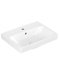 Villeroy und Boch Architectura lavabo 4A87MGT2 55x42cm, sol, trou pour robinet 2000 , avec trop-plein, blanc AntiBac C-plus