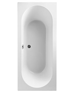 Villeroy und Boch Baignoire rectangulaire O.novo UBA190CAS2V-01 190 x 90 cm, blanc , drain au milieu
