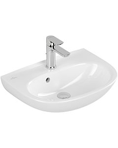 Villeroy und Boch O.novo Waschtisch 434051R1 50x38cm, oval, Hahnloch ohne Überlauf, weiß C-plus