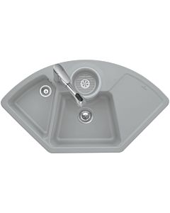 Villeroy und Boch Solo corner corner sink 670800SM Spülbecken , steam CeramicPlus