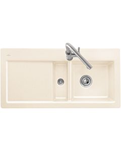 Villeroy und Boch Subway 60 built-in sink 671200FU Spülbecken right, 1000x510mm, ivory CeramicPlus