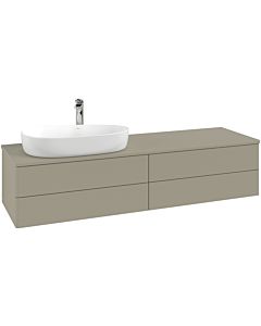 Villeroy & Boch Antao Waschtischunterschrank 1600x360x500mm L26150PD mit Beleuchtung mit Struktur FK/AP: PD/0