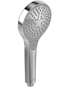 Villeroy & Boch Verve Showers douchette à main avec trois types de jets Verve TVS10900100061 Showers 114x249x62mm rond chrome