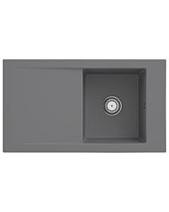 Villeroy & Boch Timeline Einbauspüle 330701SL mit Ablaufgarnitur und Handbetätigung, Stone