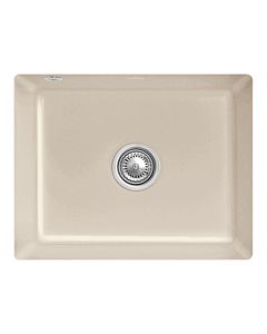 Villeroy und Boch évier sous plan 331002AM avec garniture de vidage et actionnement excentrique, Amande