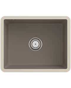 Villeroy und Boch avec garniture de vidage sous plan 331001TR avec garniture de vidage et fonctionnement manuel, Bois