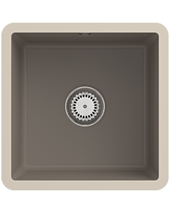 Villeroy und Boch 332501TR with waste set and manual operation, Timber