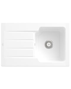 Villeroy und Boch Architectura sink 334001KG Snow White, waste set with manual operation