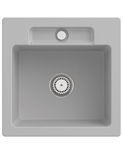 Villeroy und Boch Siluet Spüle 334501SM mit Ablaufgarnitur und Handbetätigung, Steam