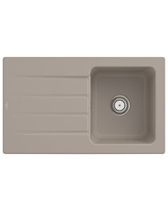 Villeroy und Boch Architectura sink 335001AM with waste set and manual operation, Almond