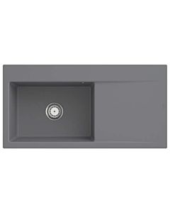 Villeroy und Boch Subway Style 60 built-in sink 336201SL basin left, drain fitting with manual operation, 1000 x 510 mm, Stone