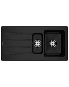 Villeroy & Boch Architectura Einbauspüle 336501J0 mit Ablaufgarnitur und Handbetätigung, Chromit