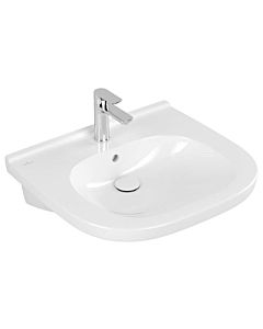 Villeroy & Boch O.Novo Vita Waschtisch 411960R1 weiss c-plus, 60 x 55cm, mit Überlauf und Hahnloch