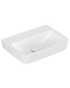Villeroy und Boch O.novo Handwaschbecken 434453R1 50x37cm, eckig, ohne Hahnloch, ohne Überlauf, weiß C-plus