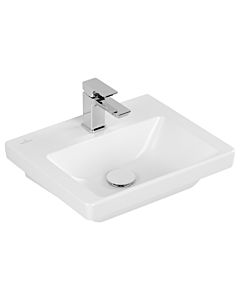 Villeroy und Boch Subway 3.0 Handwaschbecken 437046RW 45x37cm, mit Hahnloch/ohne Überlauf, stone white C-plus