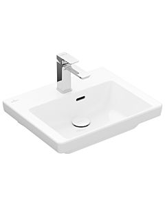 Villeroy und Boch Subway 3.0 Handwaschbecken 43705001 50x40cm, mit Hahnloch/mit Überlauf, weiß