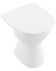 Villeroy und Boch Vicare Stand-Tiefspül-WC 4684R001 35,5x49cm, spülrandlos, Abgang waagerecht, weiß