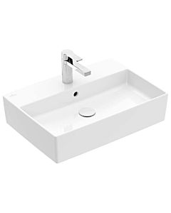 Villeroy und Boch Memento 2.0 Waschtisch 4A076001 60x42cm, mit Hahnloch und Überlauf, Weiß