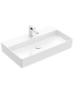 Villeroy & Boch Memento 2.0 lavabo 4A228L01 80 x 47 cm, blanc alpin, avec trou pour robinetterie, sans trop-plein