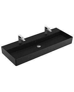 Villeroy und Boch Memento 2.0 Waschtisch 4A22C1S5 120x47cm, 2 Hahnlöcher, ohne Überlauf, Ebony C+