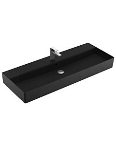 Villeroy und Boch Memento 2.0 Waschtisch 4A22C5S5 120x47cm, mit Hahnloch und Überlauf, Ebony C+