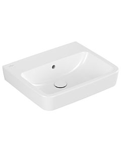 Villeroy und Boch O.novo washbasin 4A4157T2 55x46cm, square, without tap hole, with overflow, white AntiBac C-plus