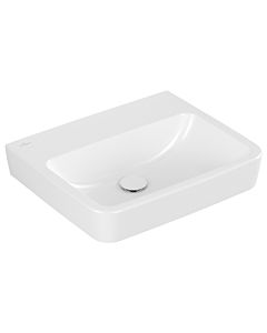 Villeroy und Boch O.novo washbasin 4A4158T2 55x46cm, square, without tap hole, without overflow, white AntiBac C-plus
